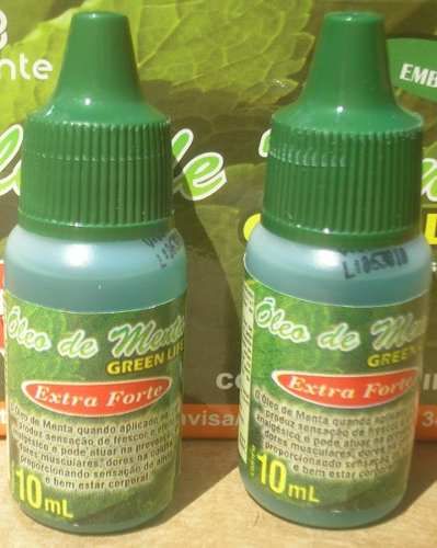 Oleo De Menta  10ml -kit Com 2 Unidades